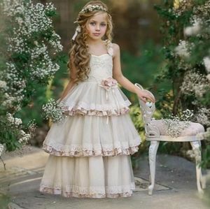 Dollcake Ivory pink ruffle dress gown frock 7 9